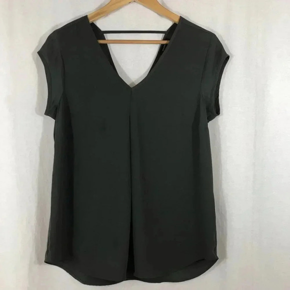 Halogen Double V-neck Top - Picture 3 of 8